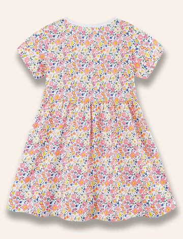 Flower Full Printed Dress